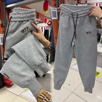 【M-4XL】2024 Pantaloni casual îngroșați din catifea de iarnă