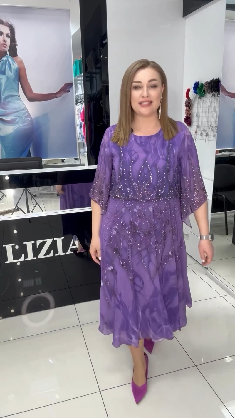 🔥😍【S-5XL】2024 noua rochie eleganta imprimata, usoara si respirabila