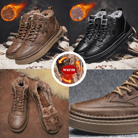 【49% OFF】🔥【39-44】Pantofi plat cald impermeabil cald