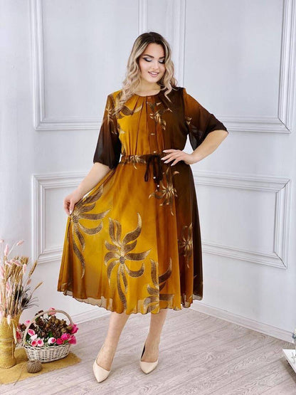 💕💕【S-5XL】 2024 Rochie elegantă imprimată