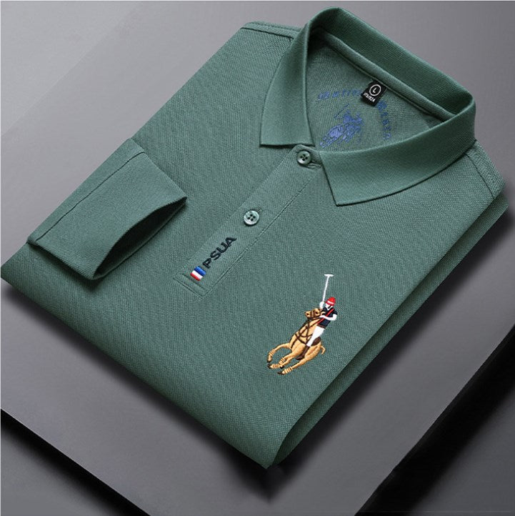 🔥【M-4XL】2024 New Tricou polo cu mânecă lungă pentru bărbați