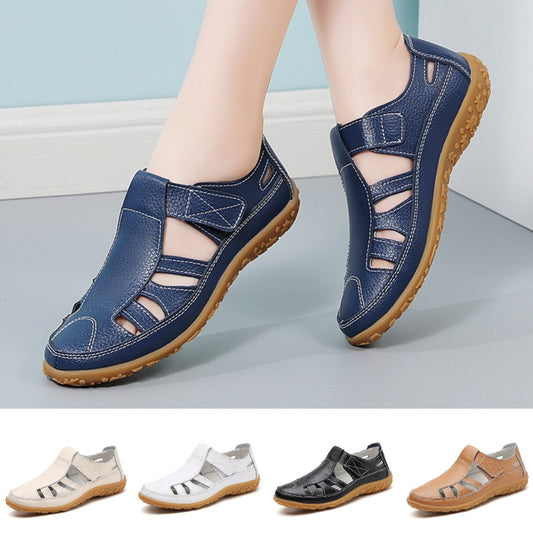 🥿【35-43】Vara handmade retro talpă moale Velcro sandale casual 3696816