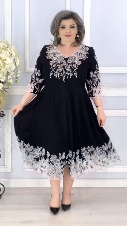 【S-5XL】🔥🥰2024 Rochie Multicolor Simplu Plus Size