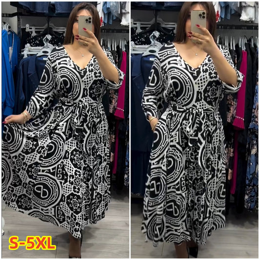 💥vânzare la cald💥🔵【S-5XL】👗2024 noua rochie eleganta la moda