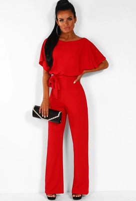 🌸【S-3XL】Eleganță jumpsuit cu șireturi