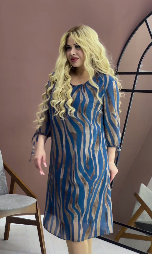 【S-5XL】❤️2024 rochie nouă cu dungi de înaltă calitate