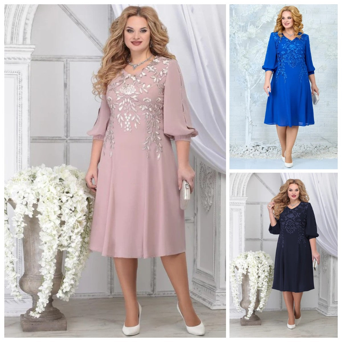 👗【S-3XL】Rochie cu temperament elegant, confortabilă și de înaltă calitate.