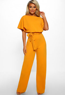 🌸【S-3XL】Eleganță jumpsuit cu șireturi