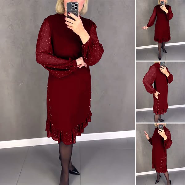 💖💖【S-5XL】🍁🍂Rochie nouă la modă de toamnă și iarnă de înaltă calitate---3844207