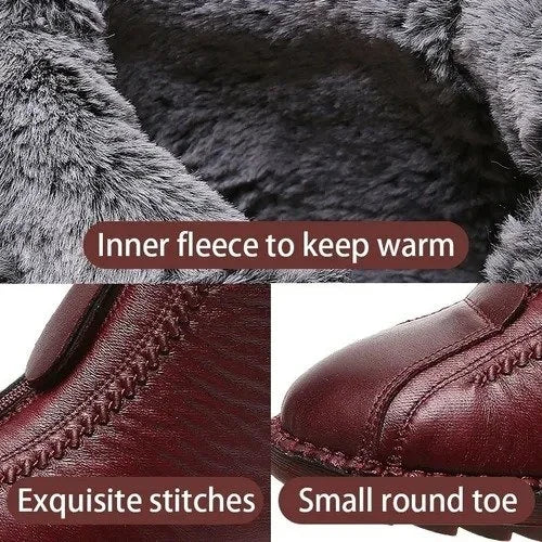 🔥🥾【35-41】Cizme de gleznă din piele naturală antiderapante pentru femei italiene făcute manual_3835593