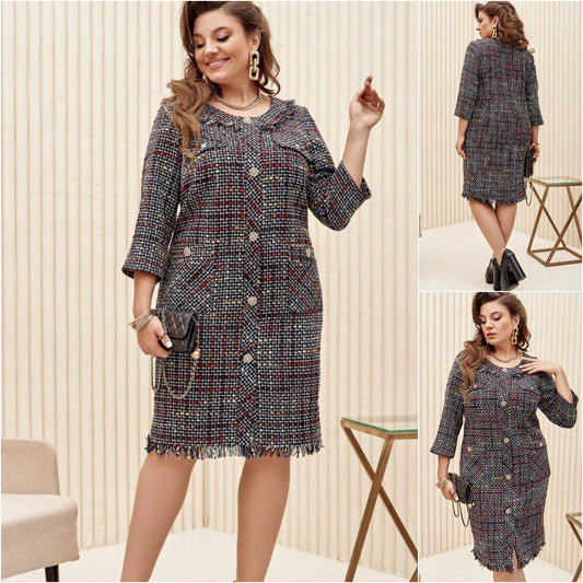 🌞🔥【S-5XL】Rochie nouă de toamnă și iarnă 2024 în stil cald și elegant